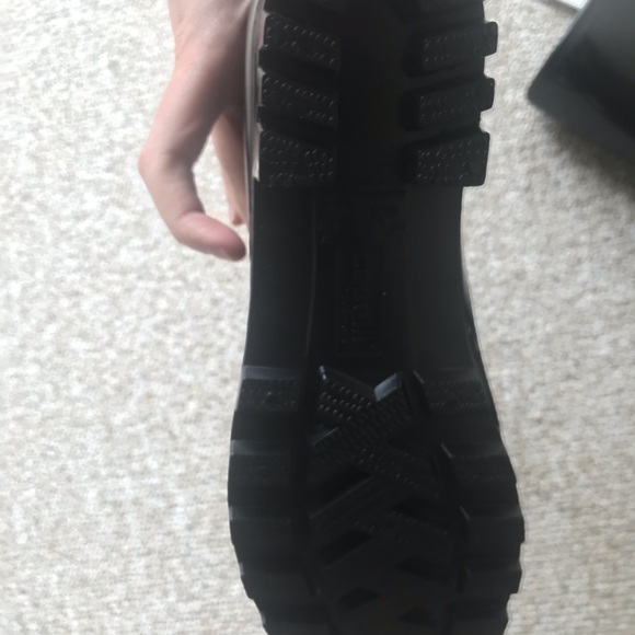 NWT black rain boots size 6 - Picture 4 of 5